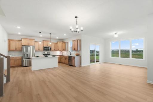 Open concept with a Morning Room addition