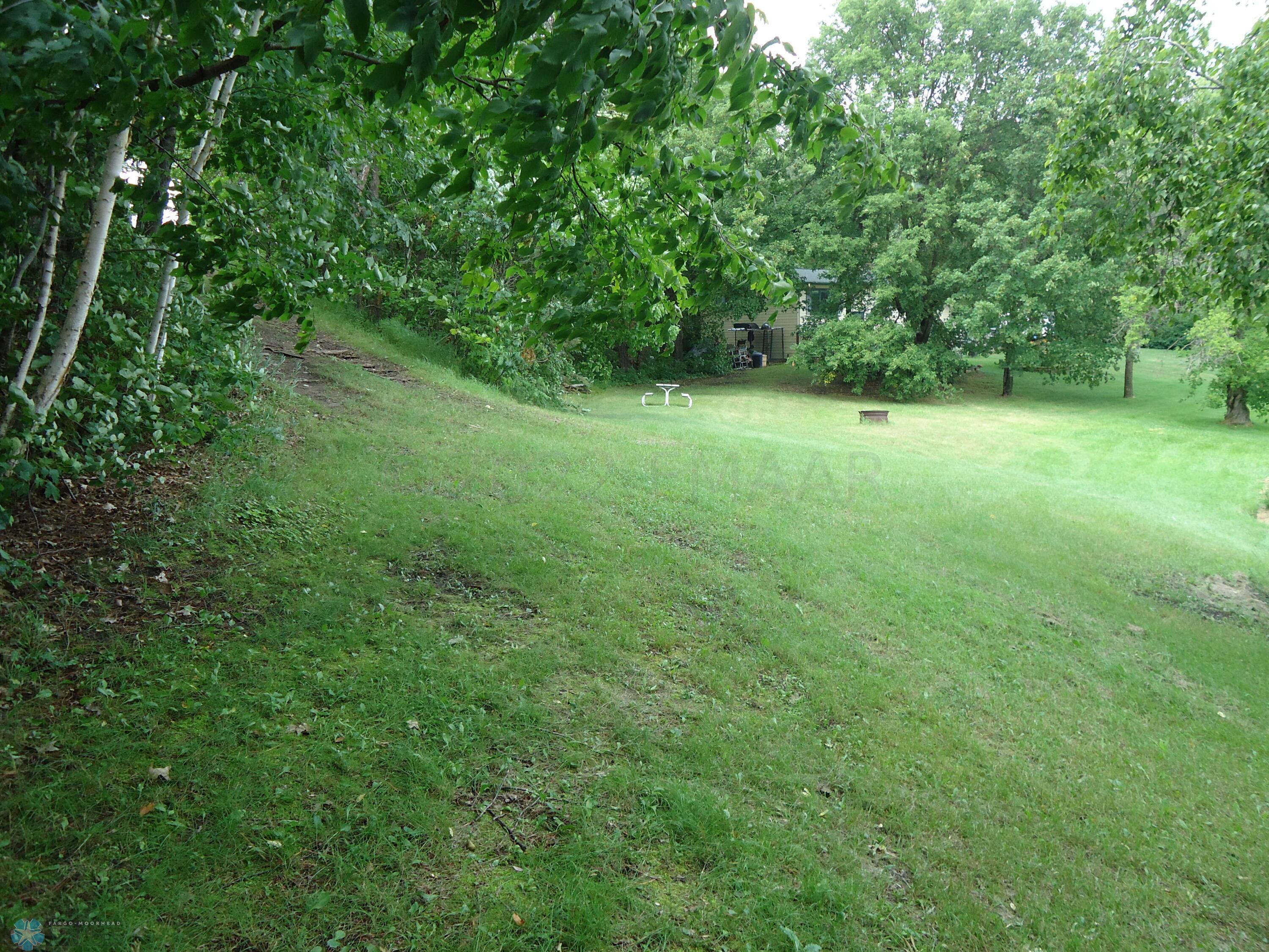 Flat area by lake