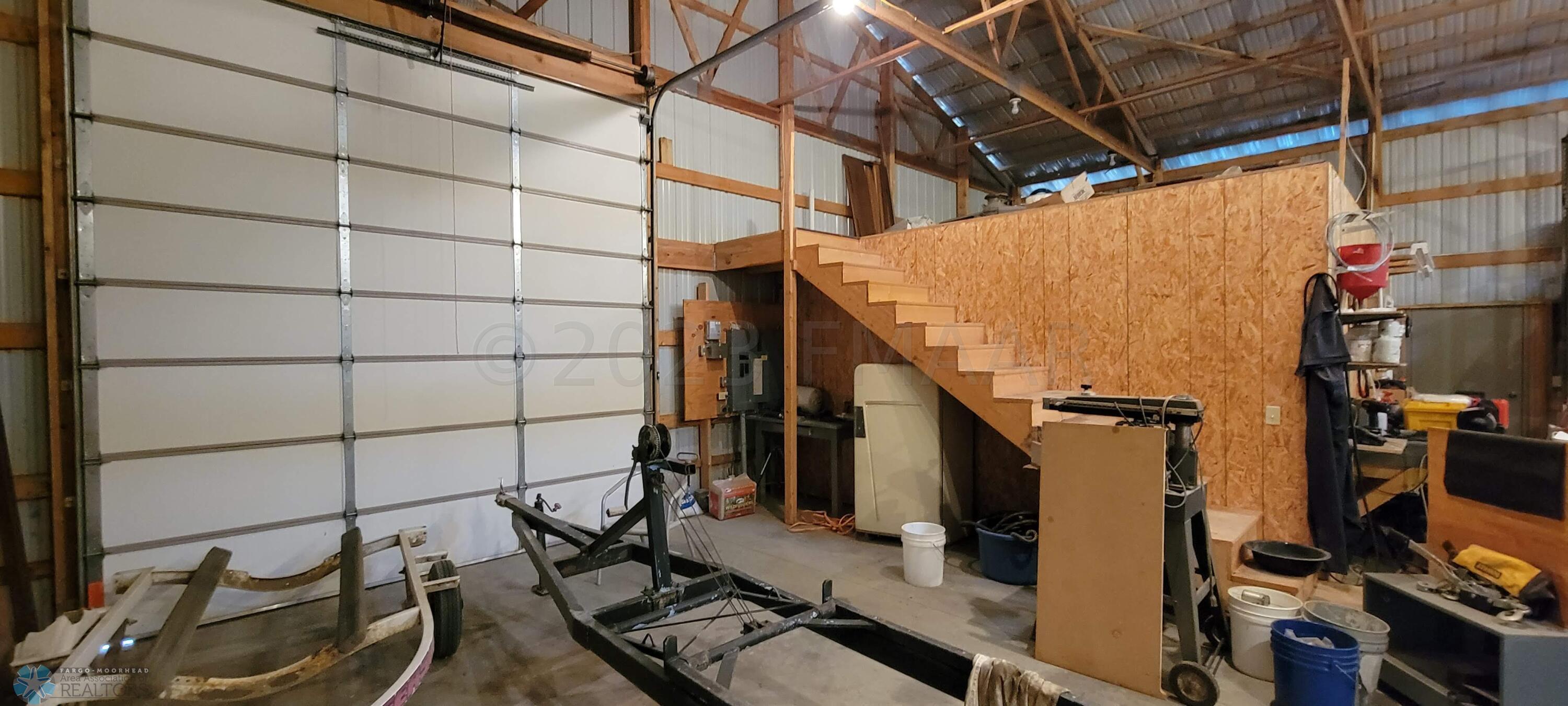 N.door and steps to storage