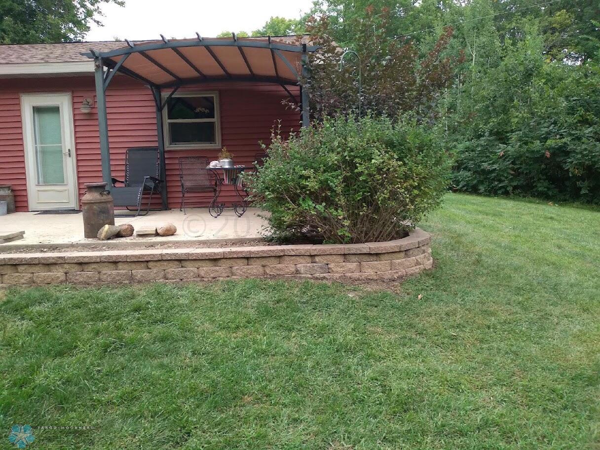 Patio by front door