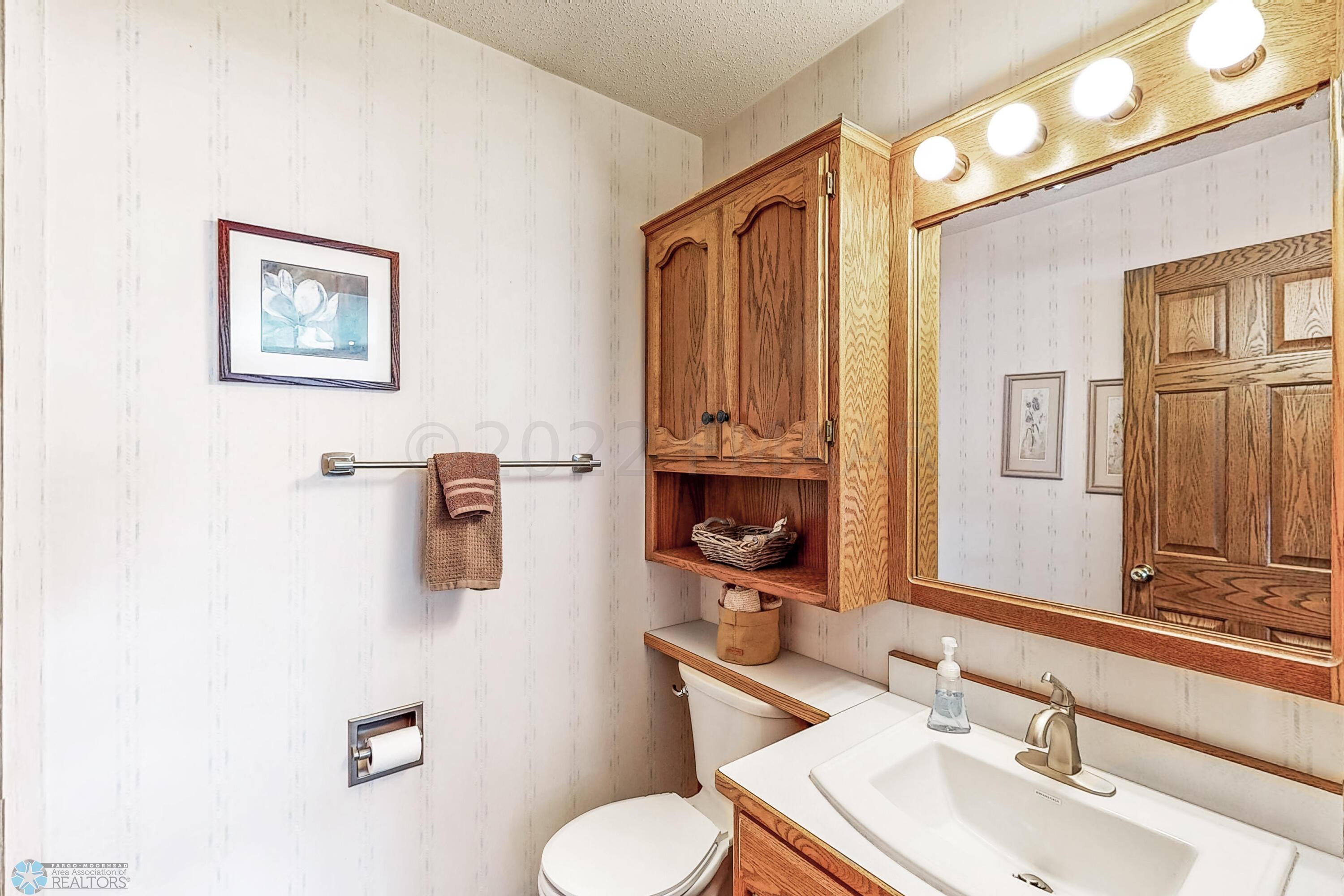 Main level half bath