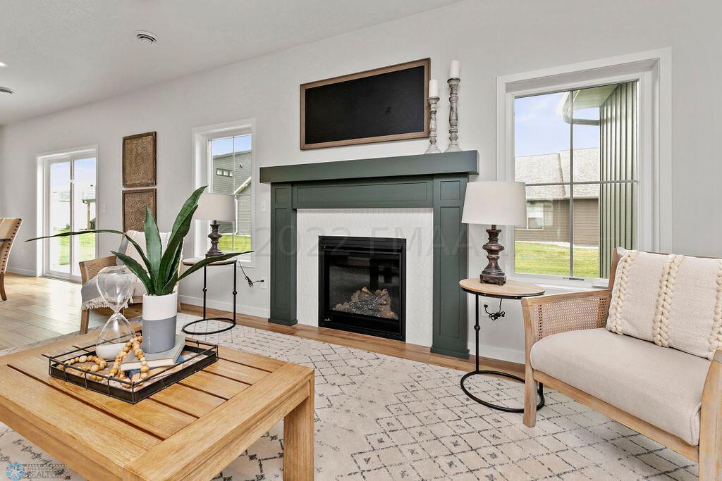 Custom fireplace