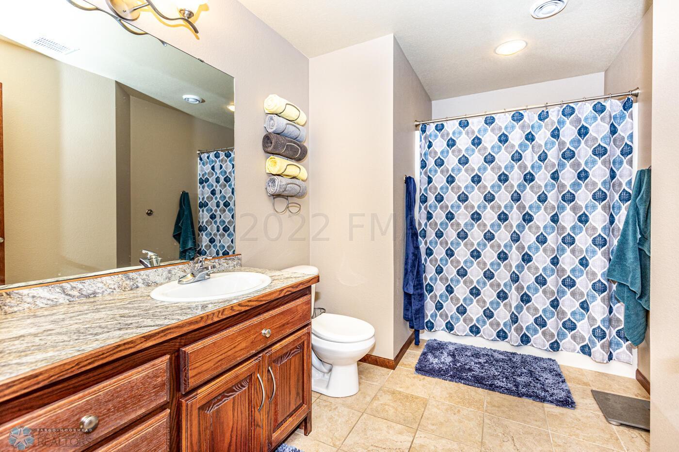 Spacious Lower Level Full Bath