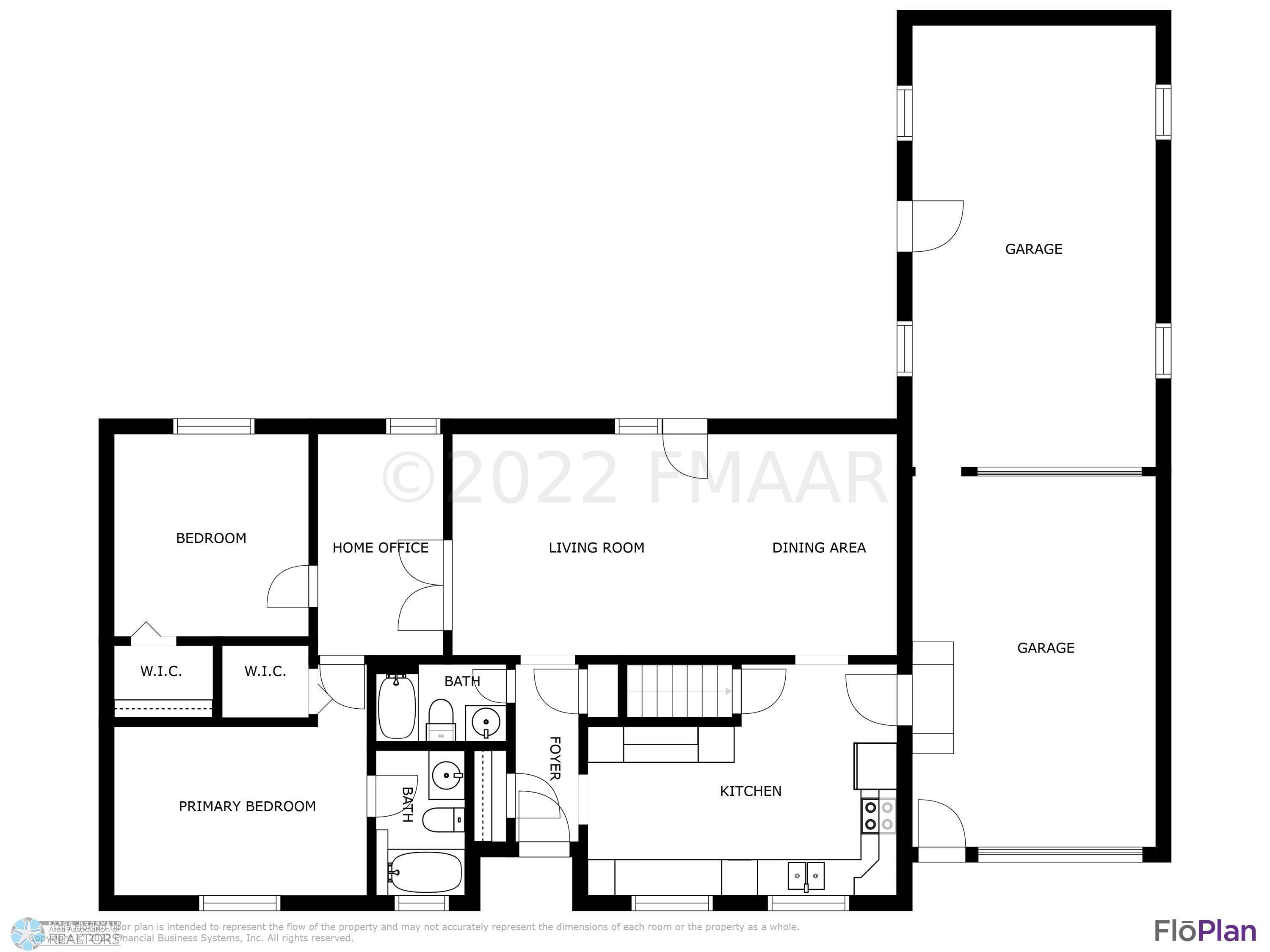 Main level floor plan