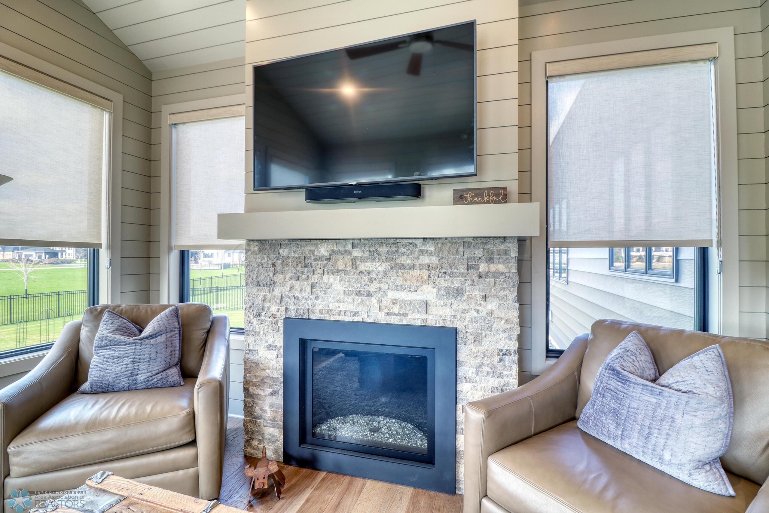 Sunroom Fireplace