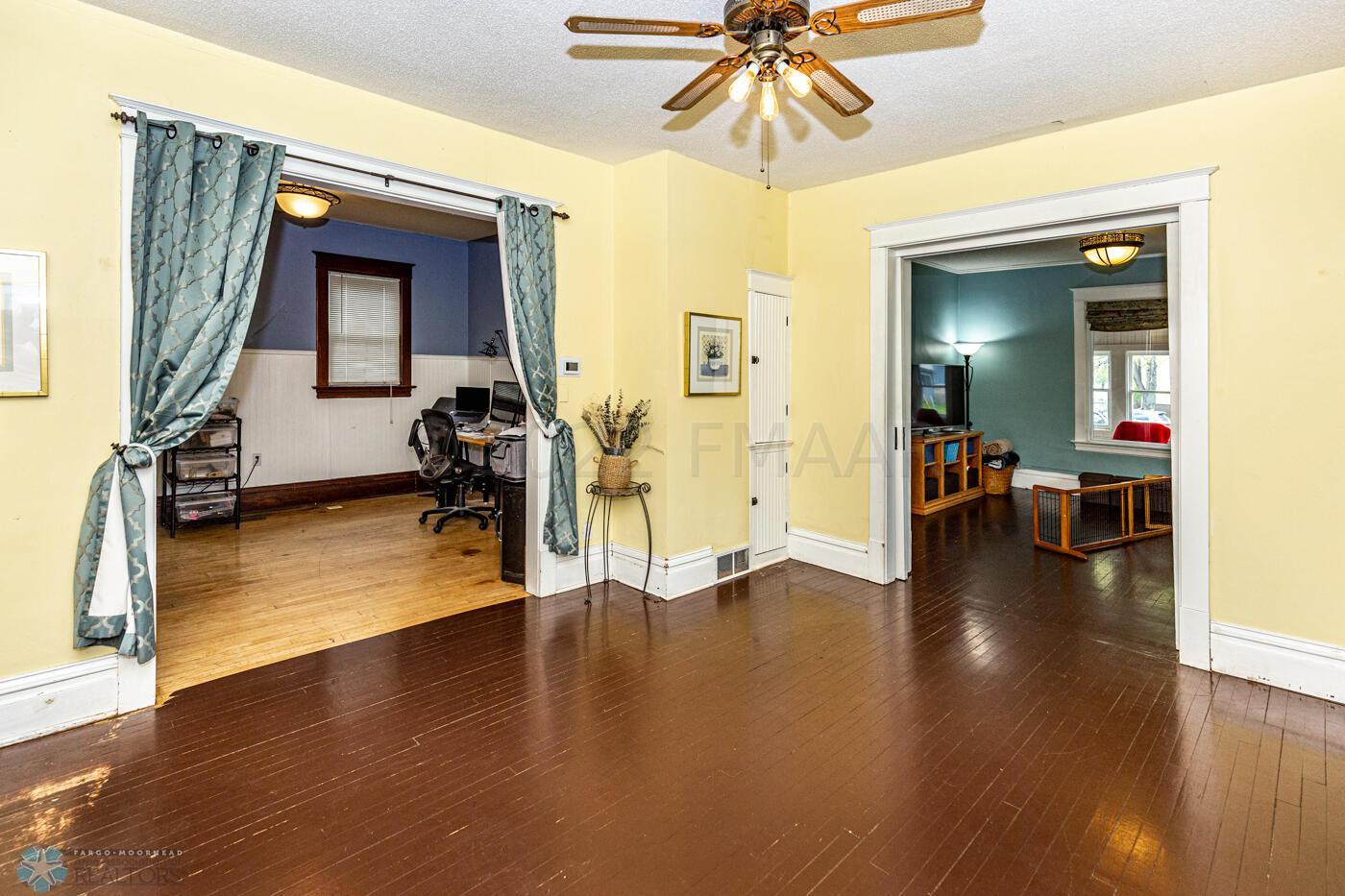 Dining Room to Living Room and Den