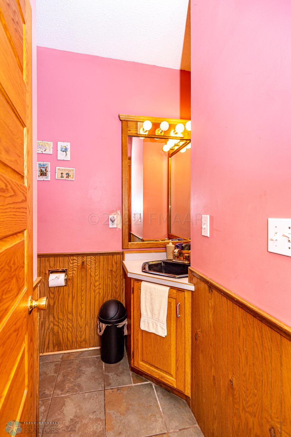 3/4 Bath on Main Floor