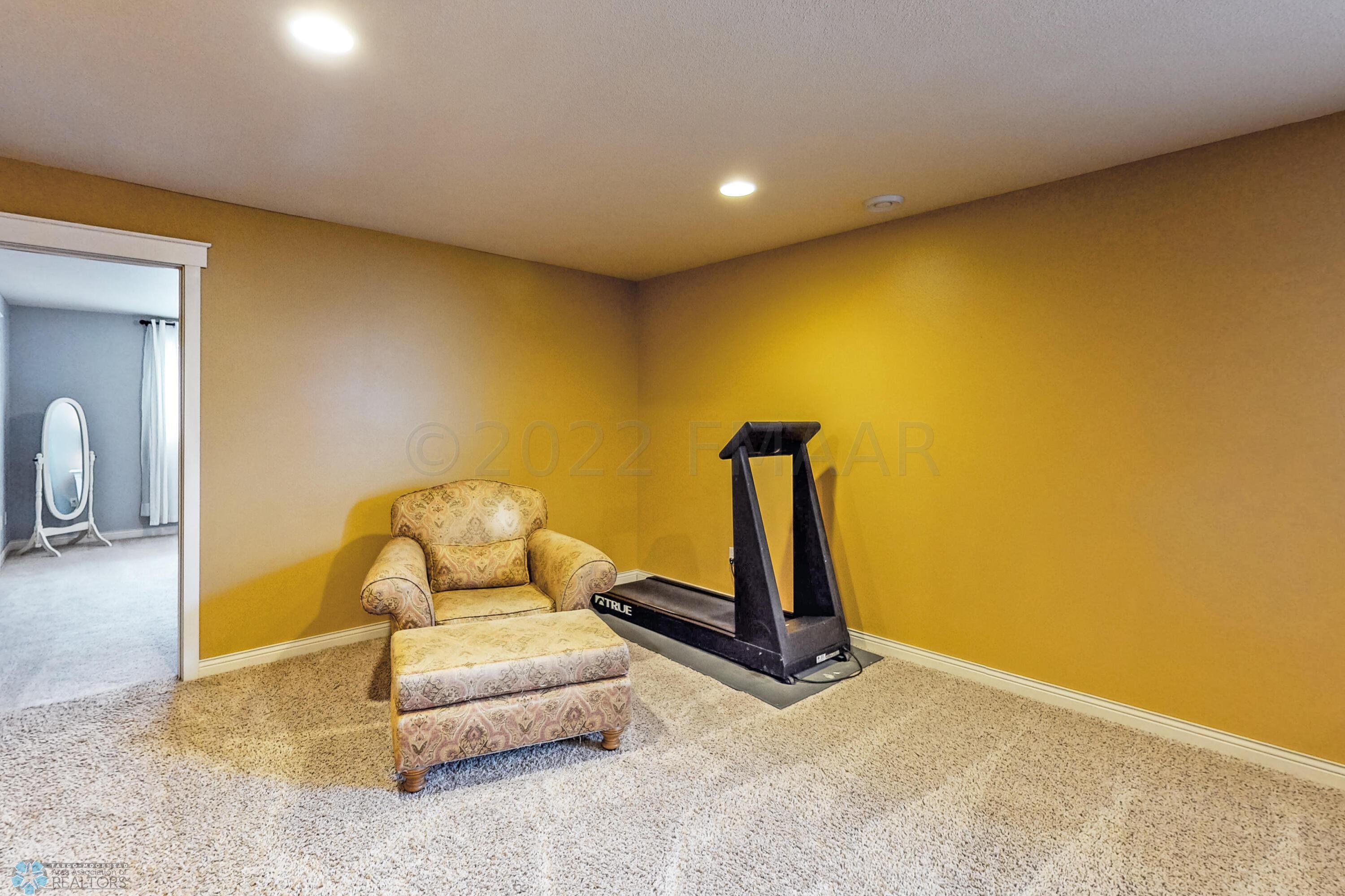 Basement living area