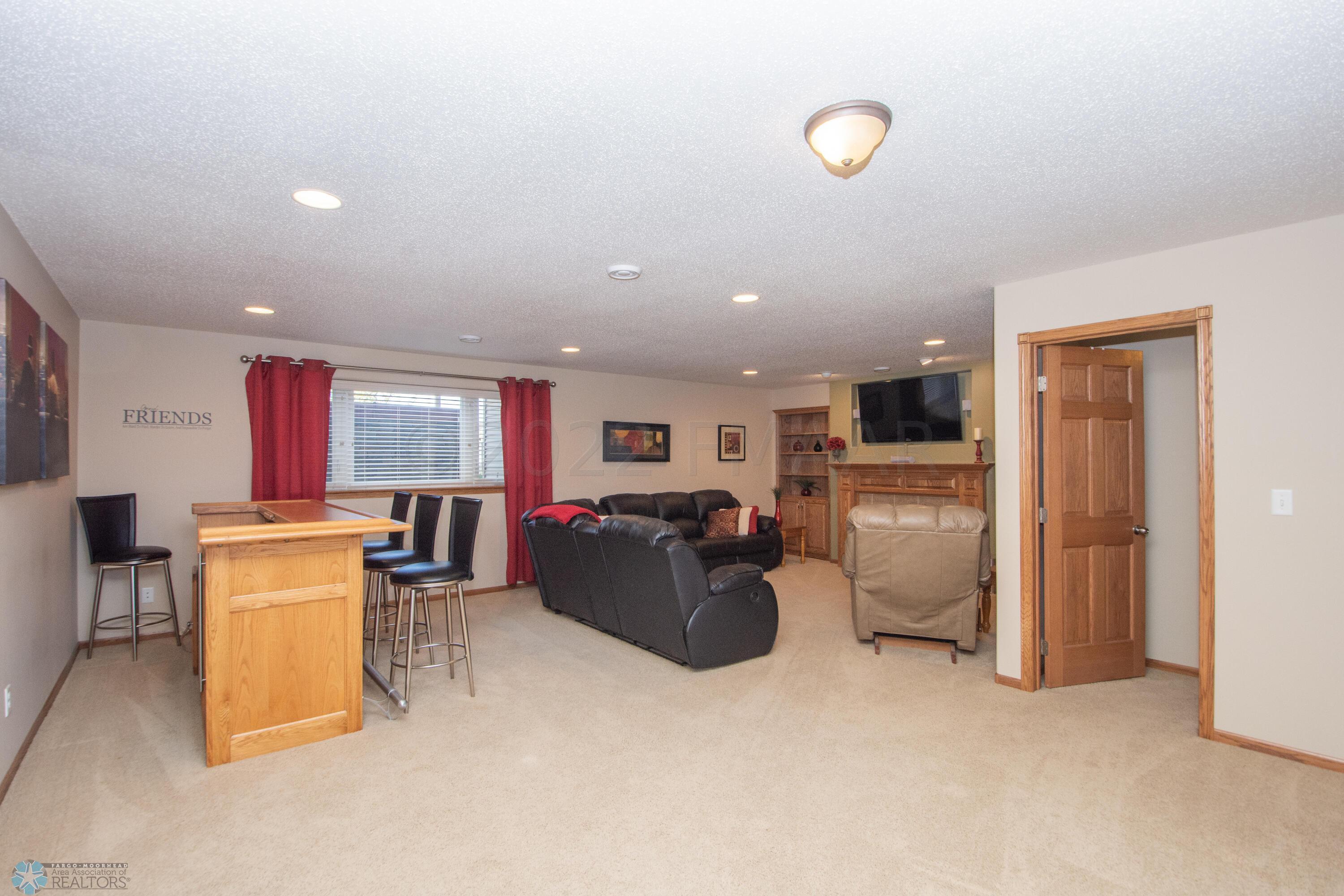 Family Room with Bar