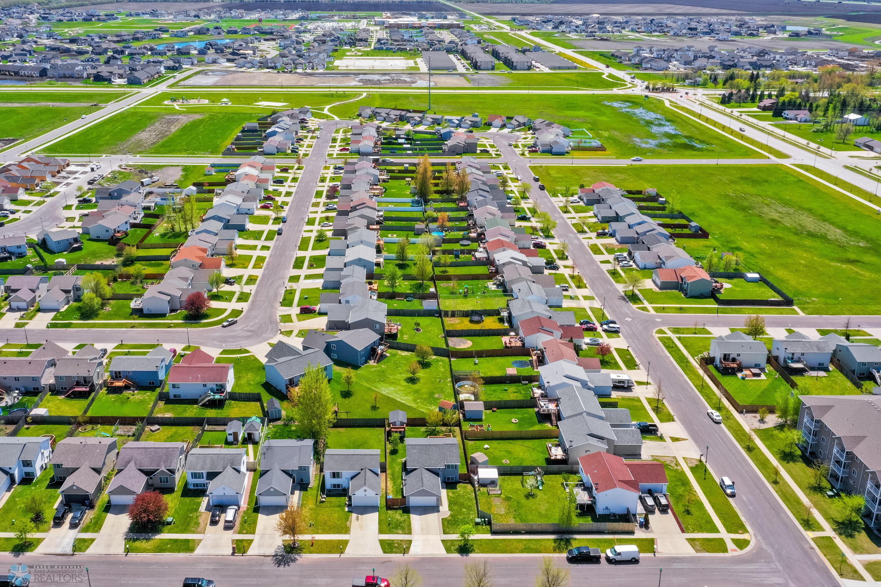 Neighborhood looking south of the home.
