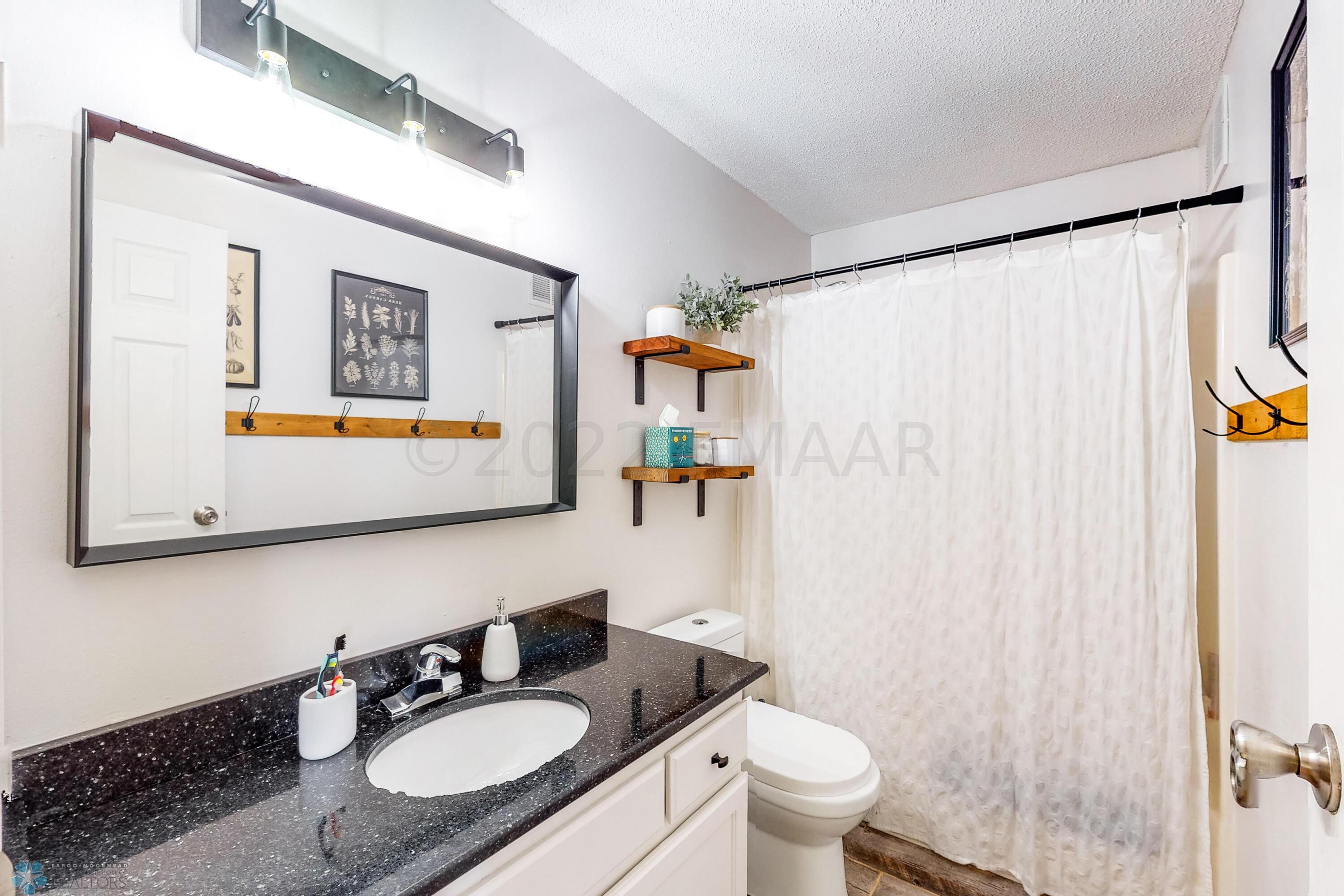 Upper level bathroom