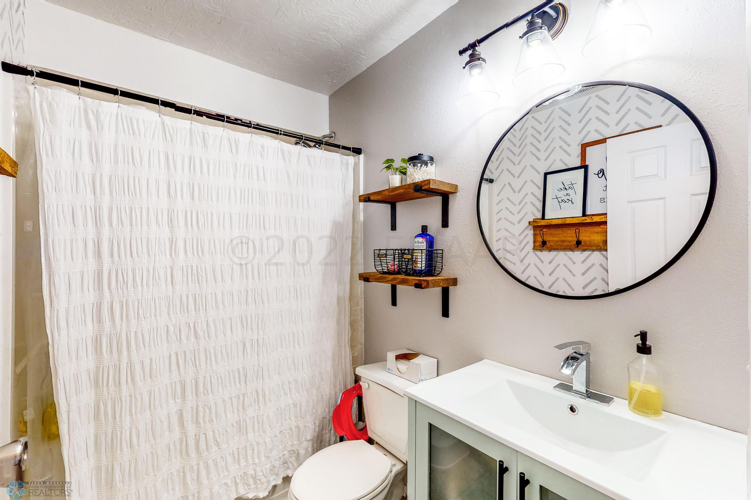 Lower level bathroom