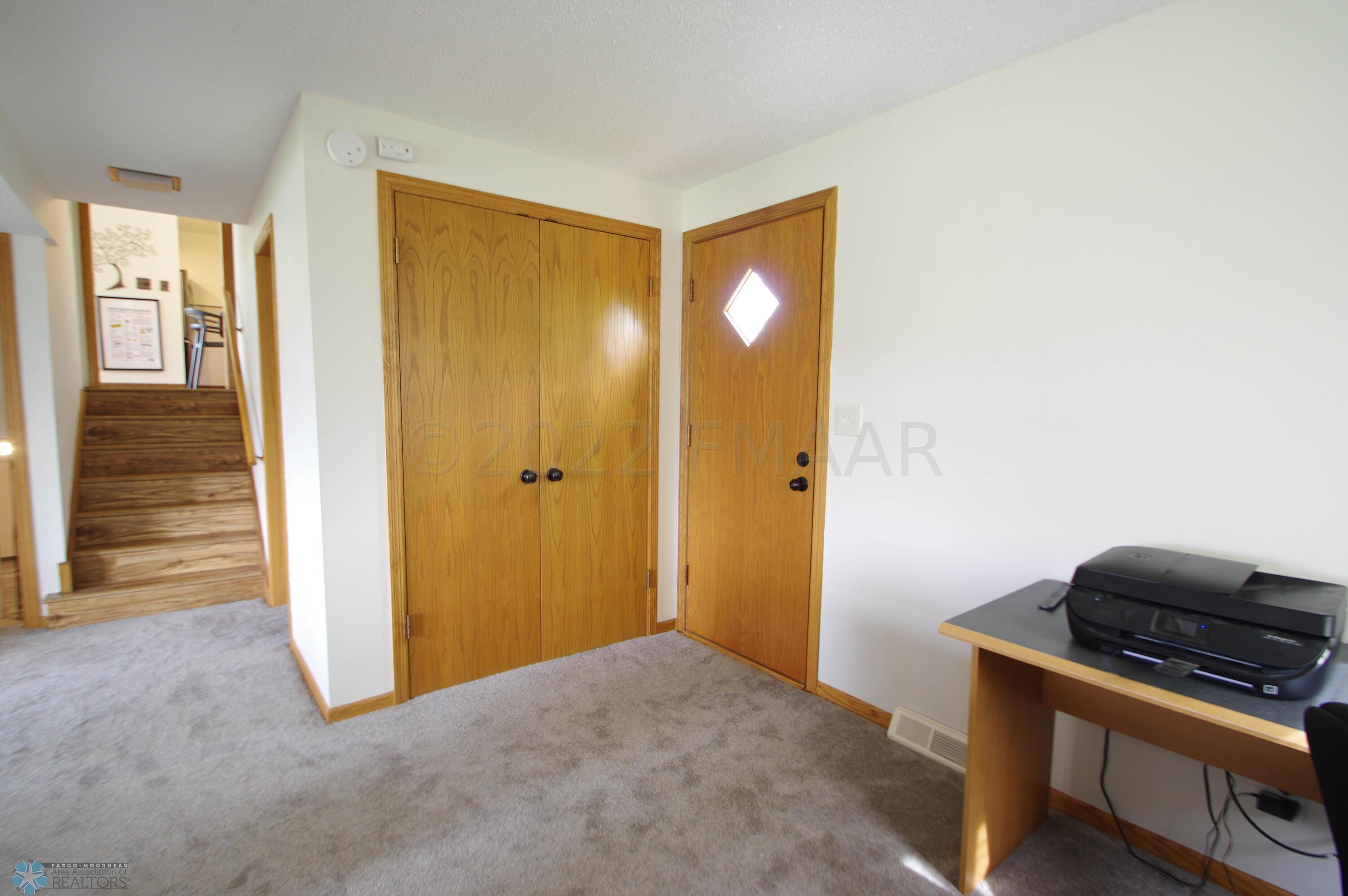 Back door and closet in LL