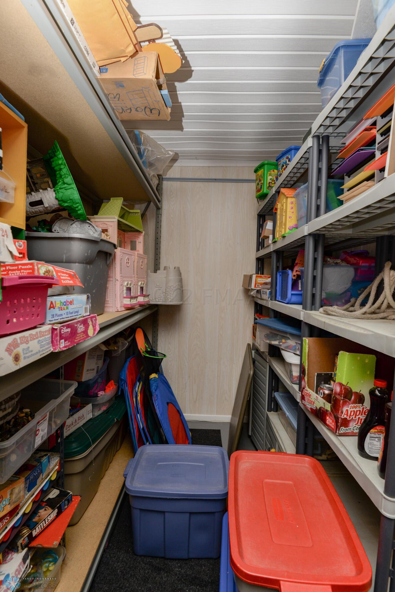 Closet in flex space