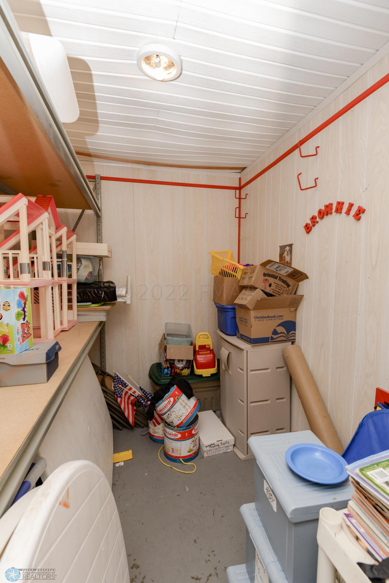 Closet in flex space