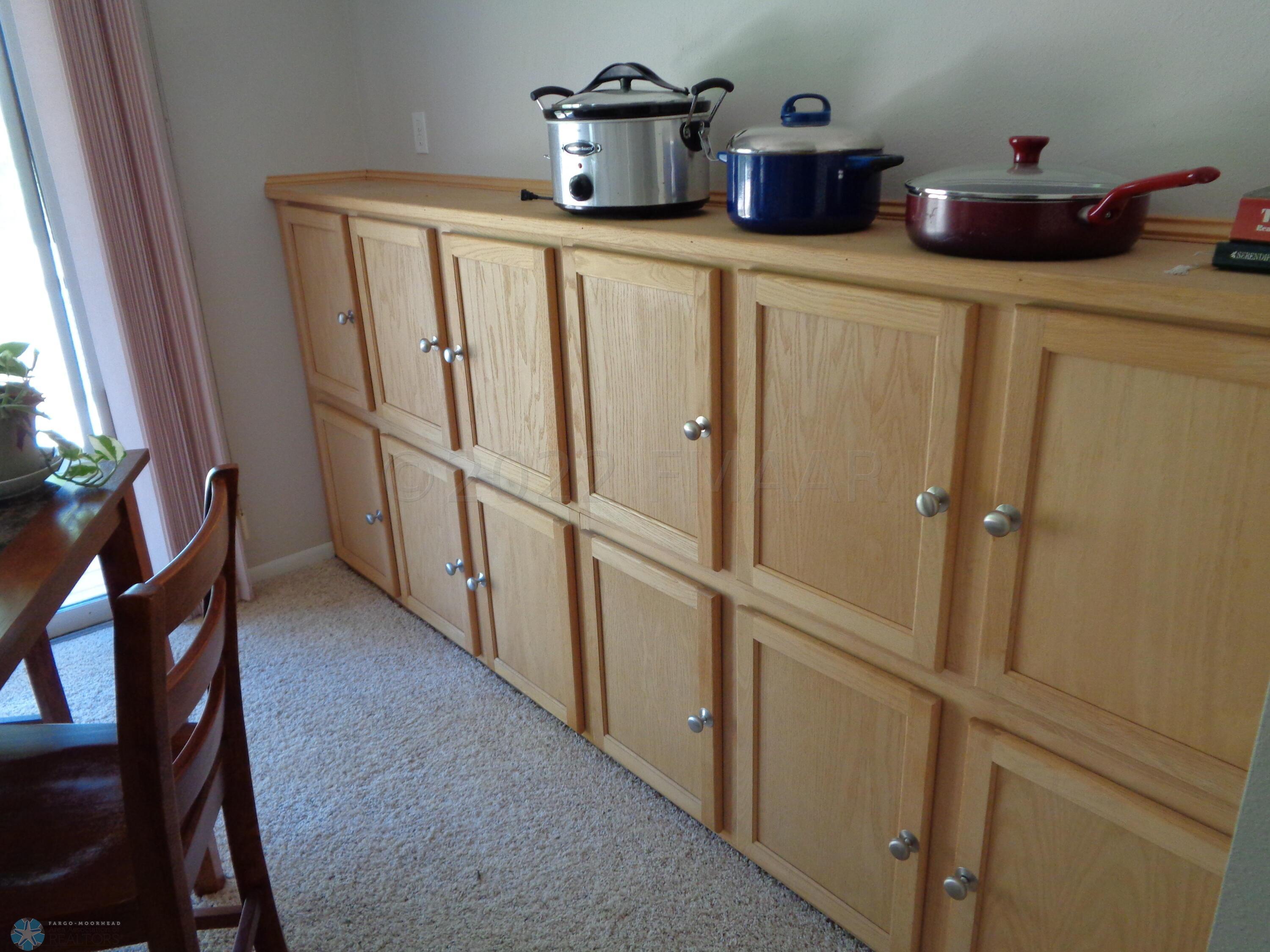 Additional built in storage