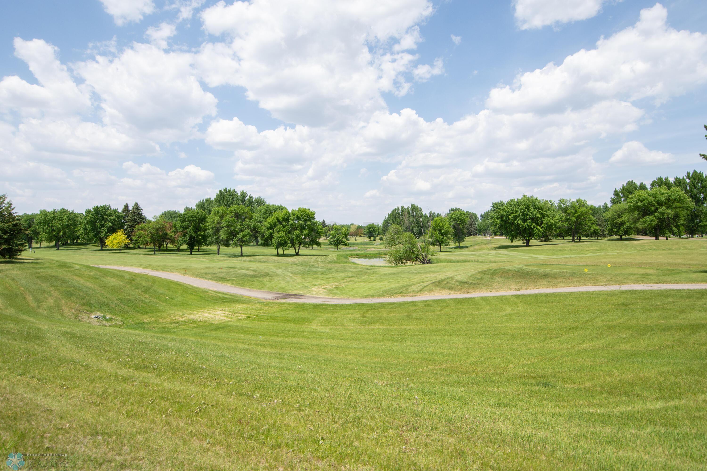 Backyard-golf course view