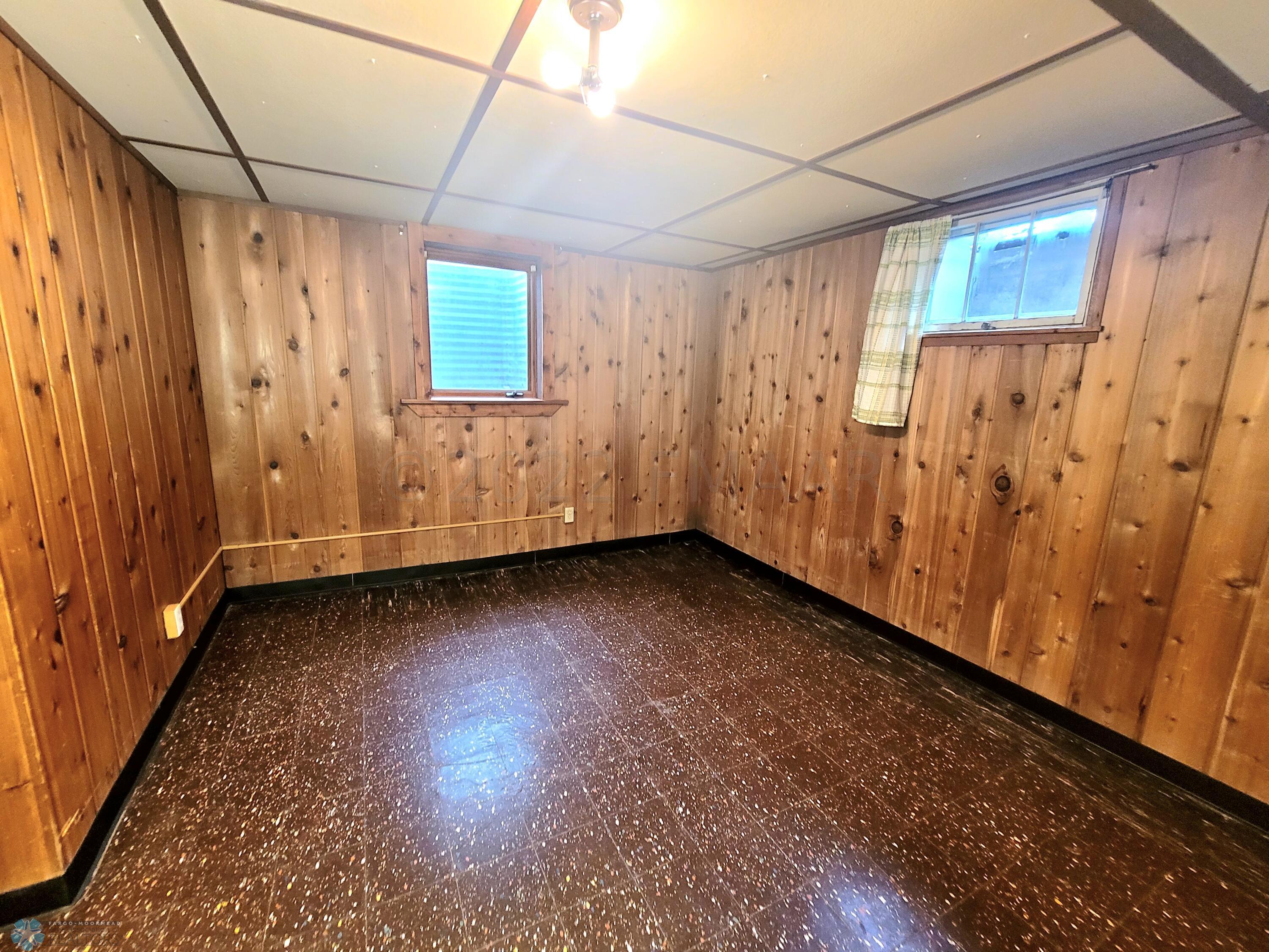 Basement bedroom
