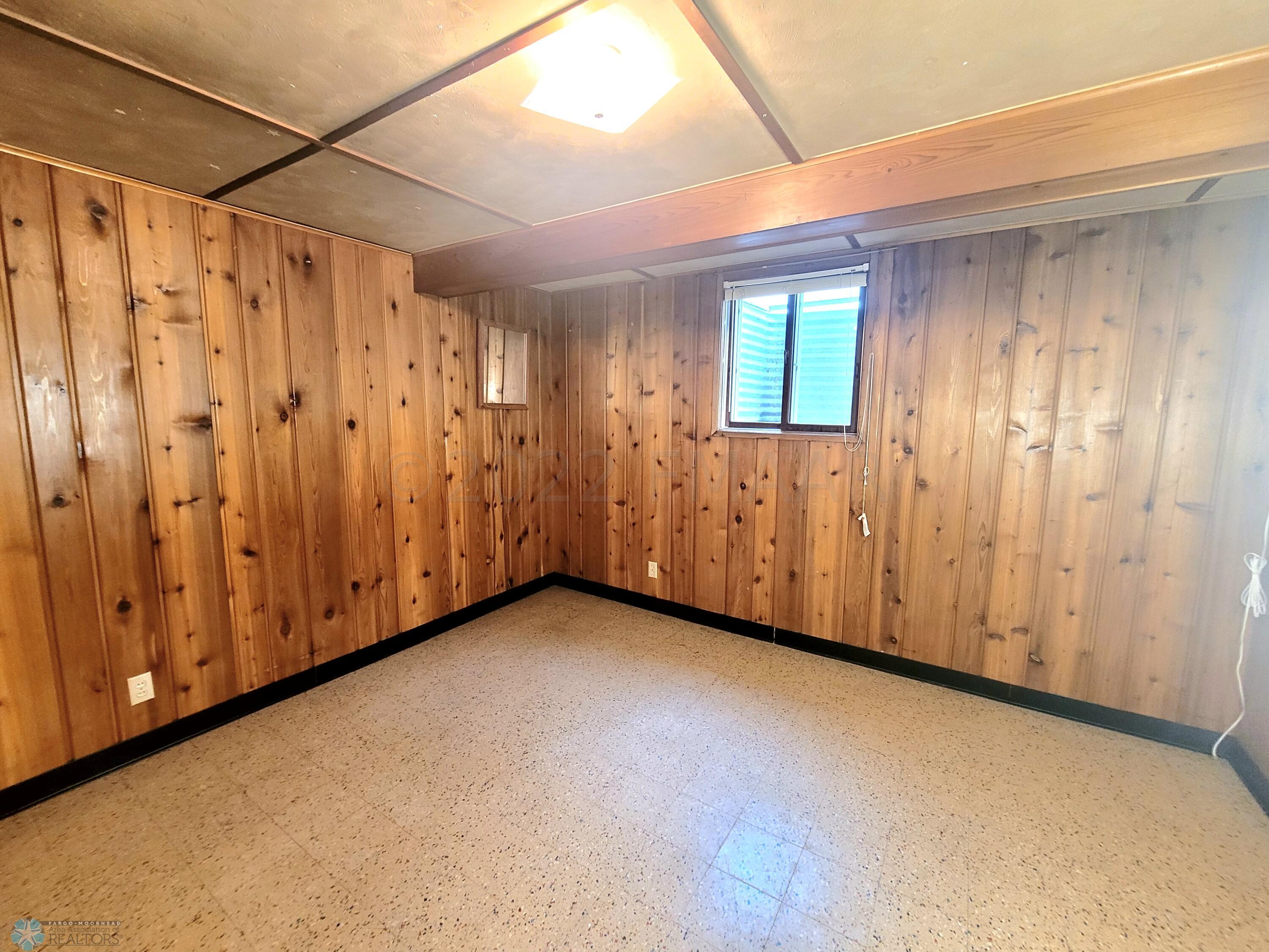 Basement bedroom