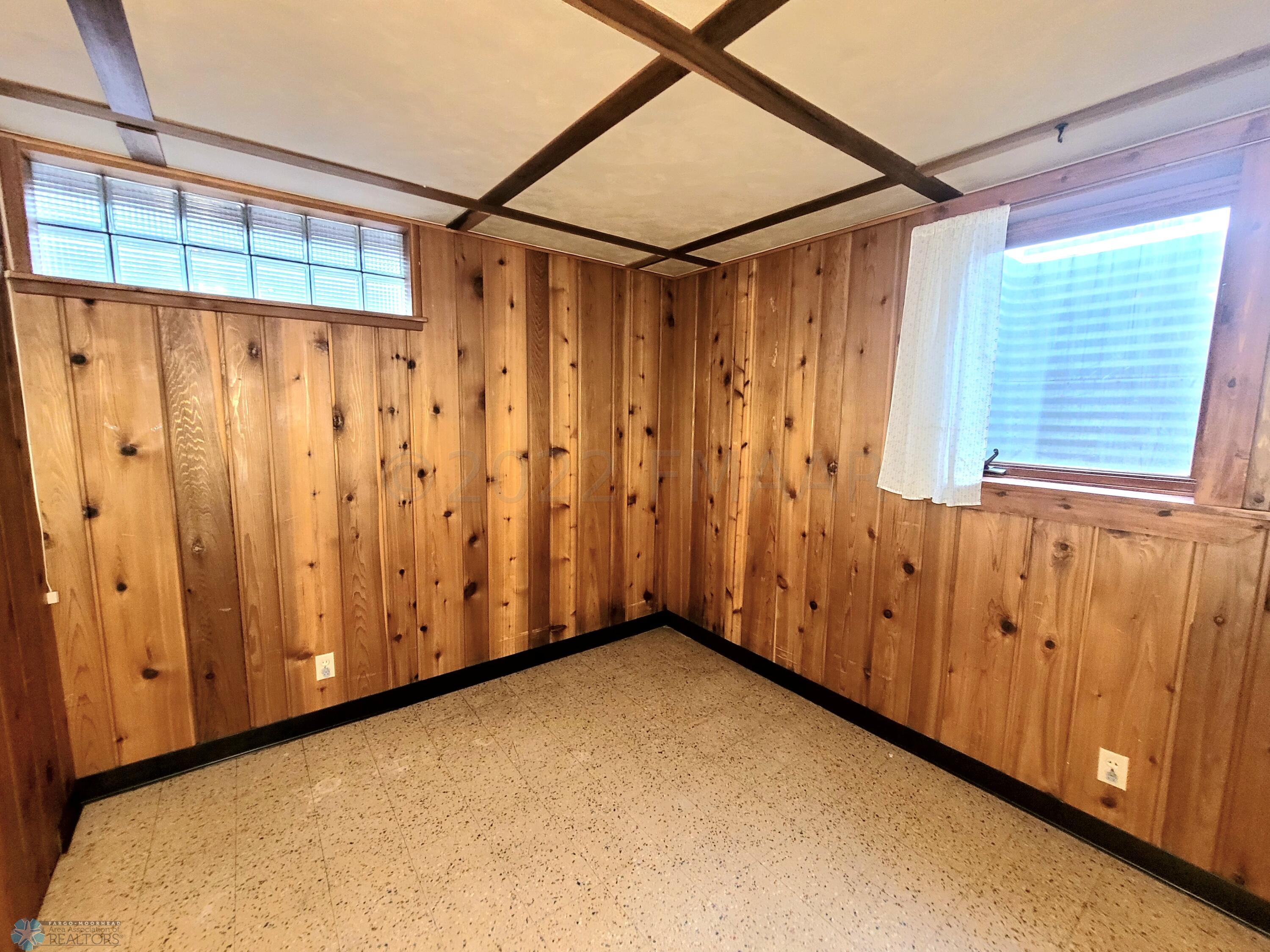 Basement bedroom