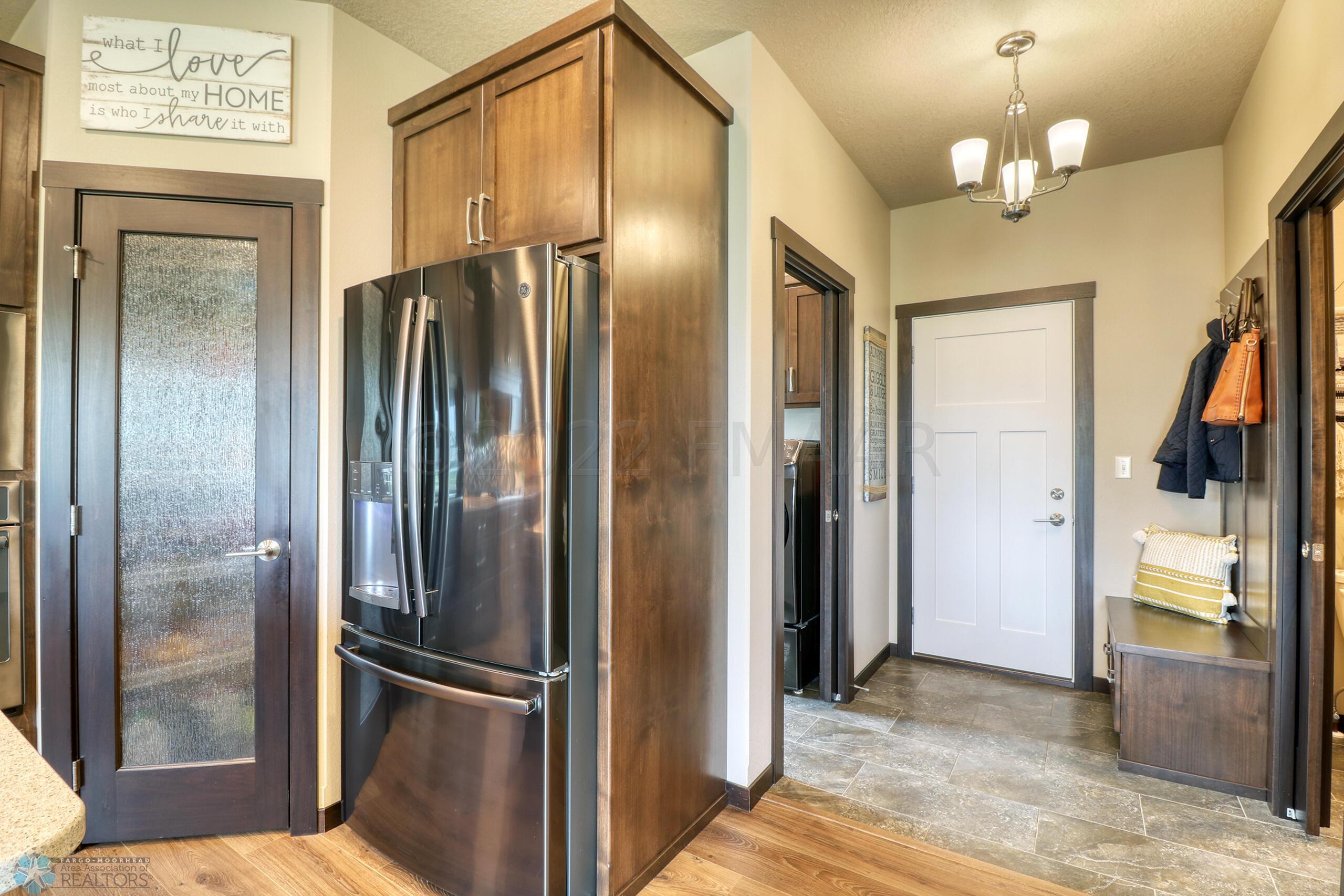Mudroom off Garage with Built-in