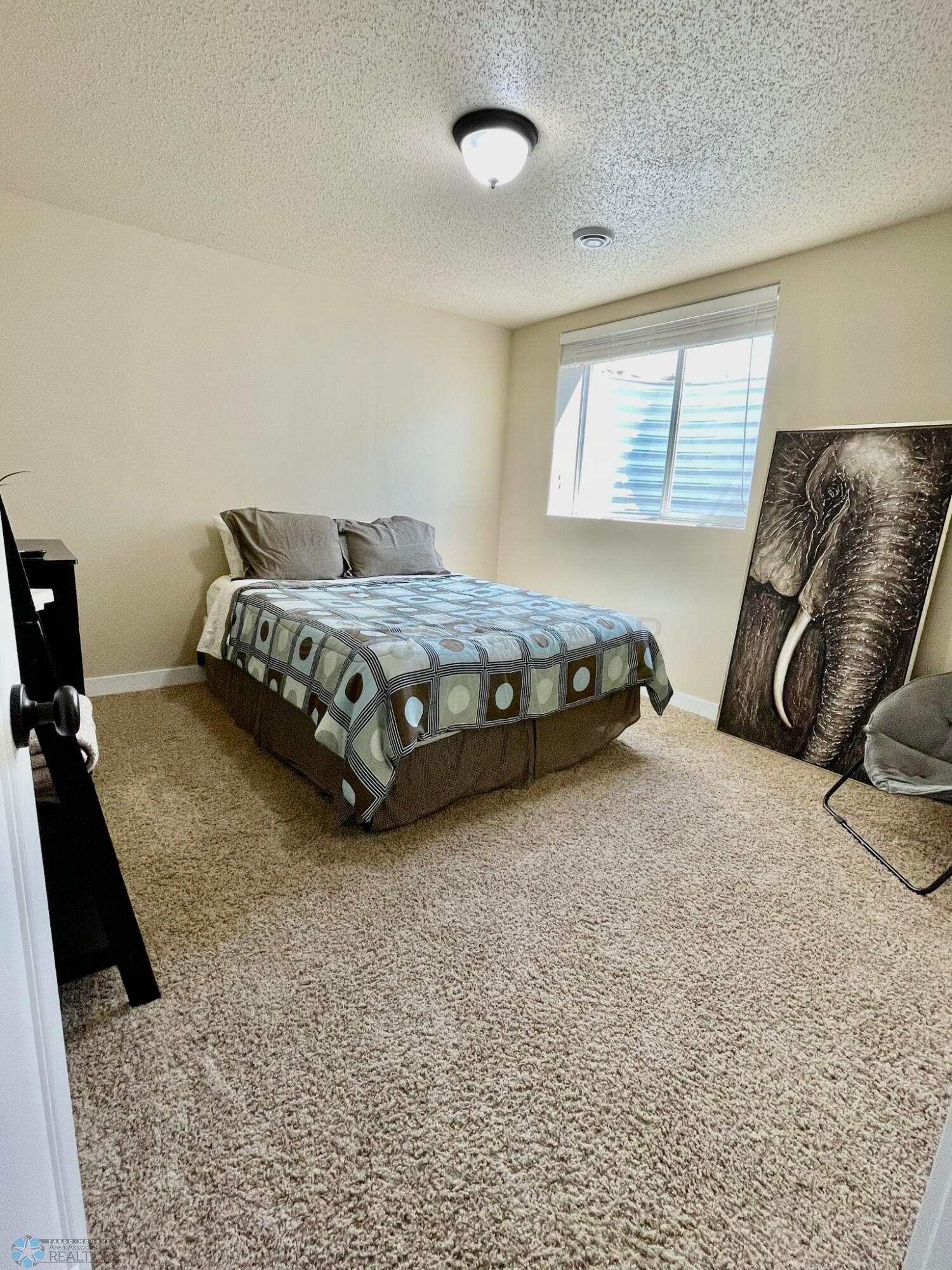 Basement bedroom.