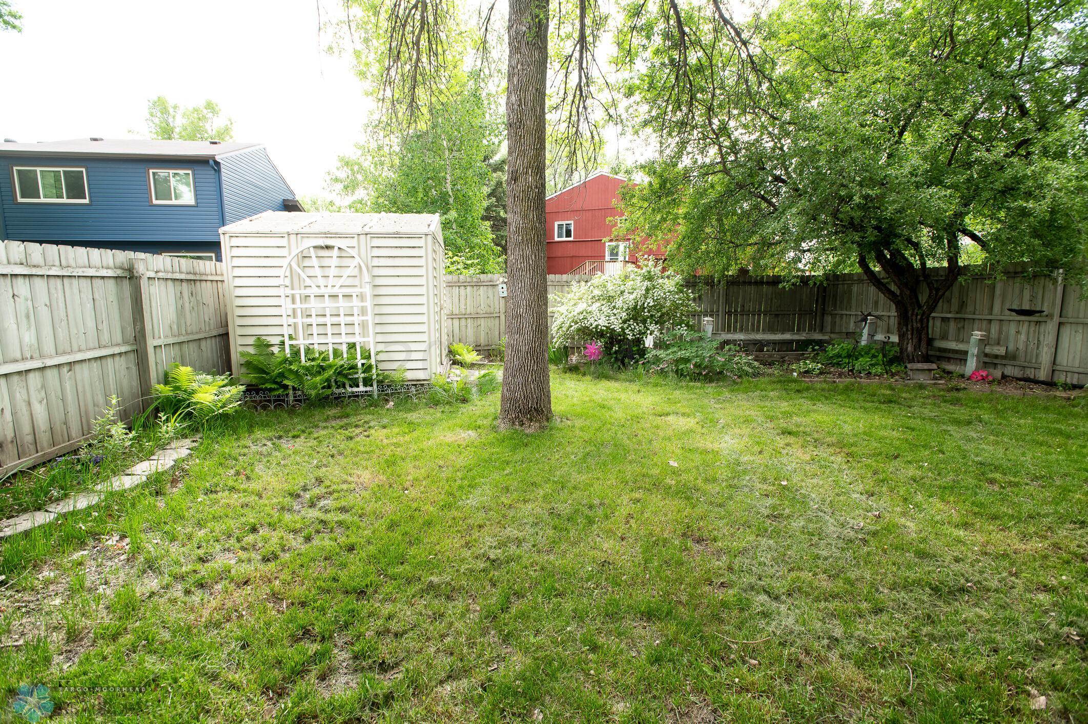Backyard and shed