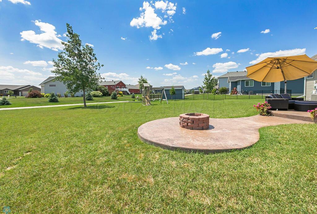 Fire pit area