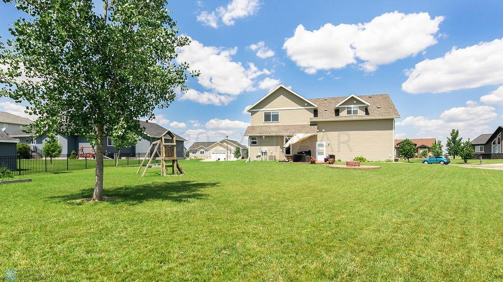 Large backyard