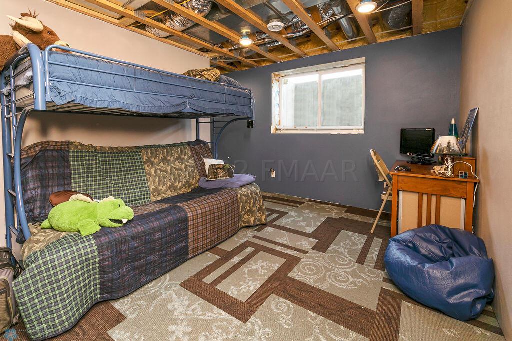 Basmement bedroom