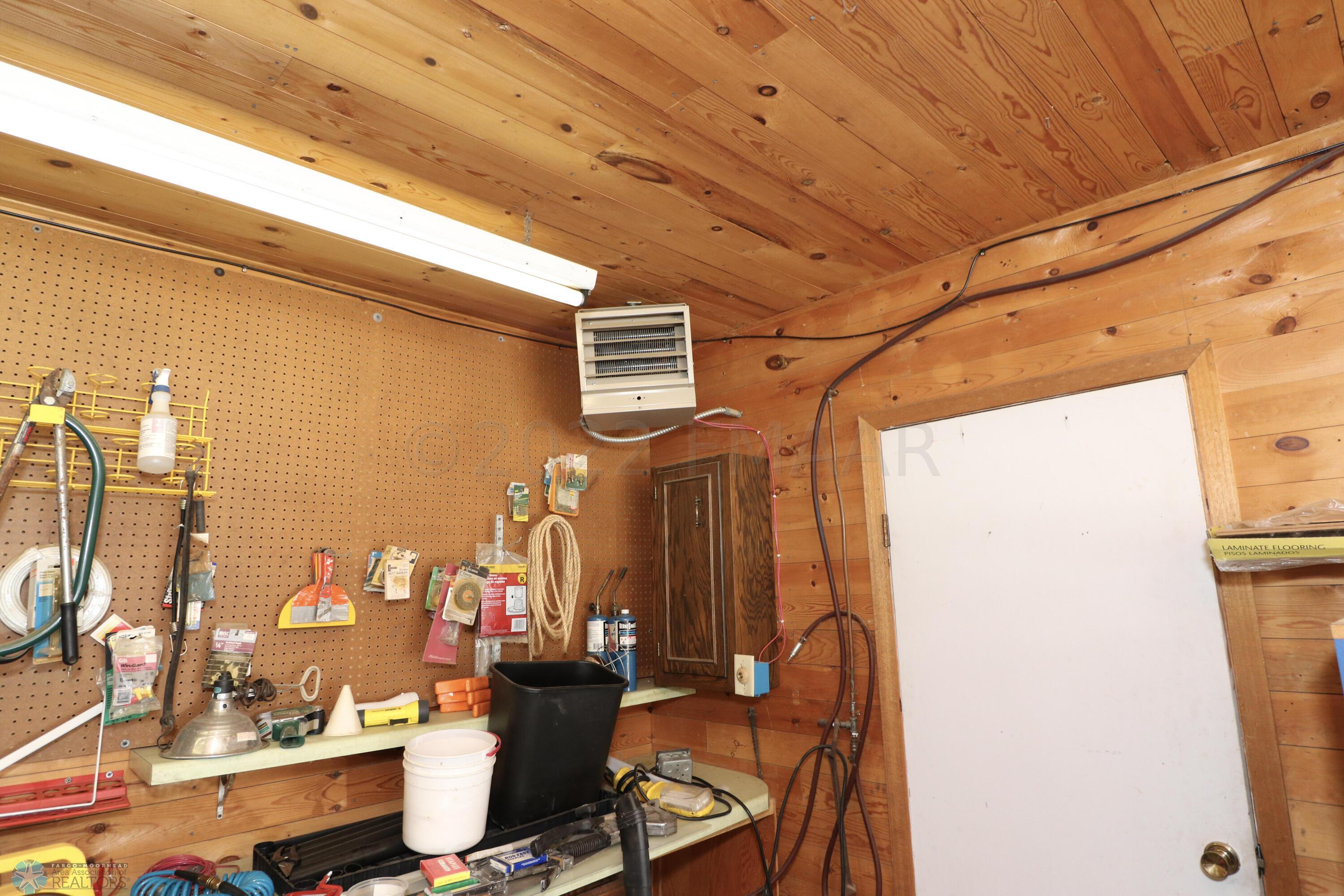 Heated garage