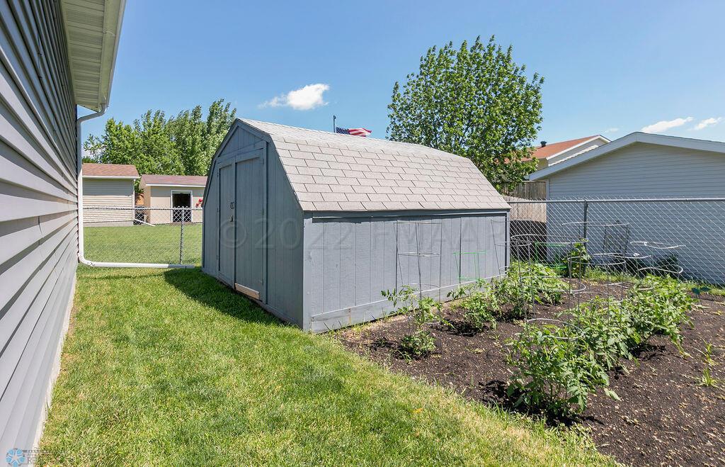 Storage Shed & Garden