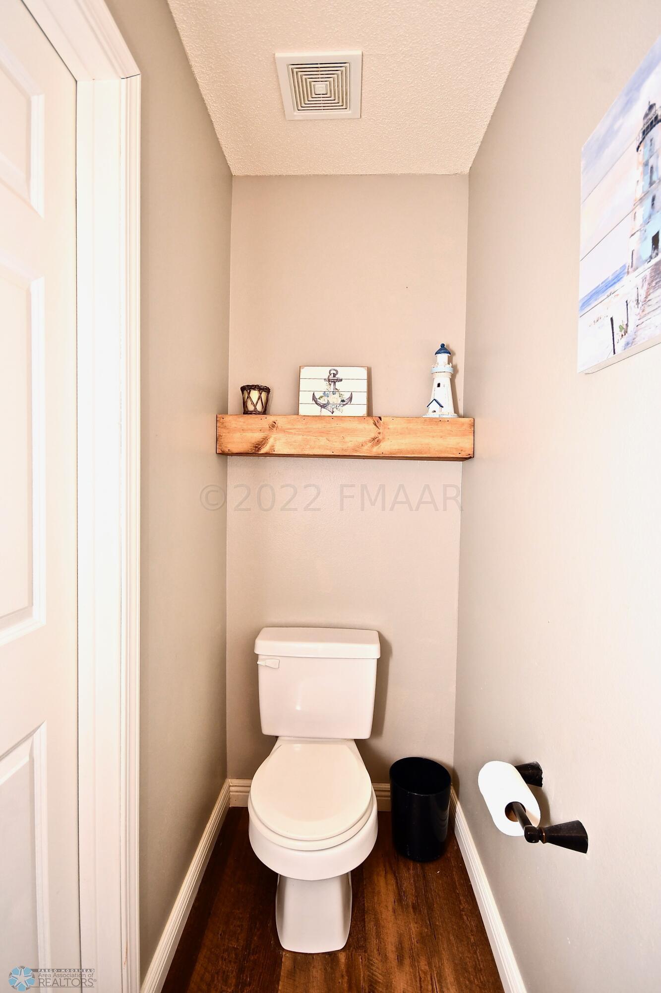 Main level half bath