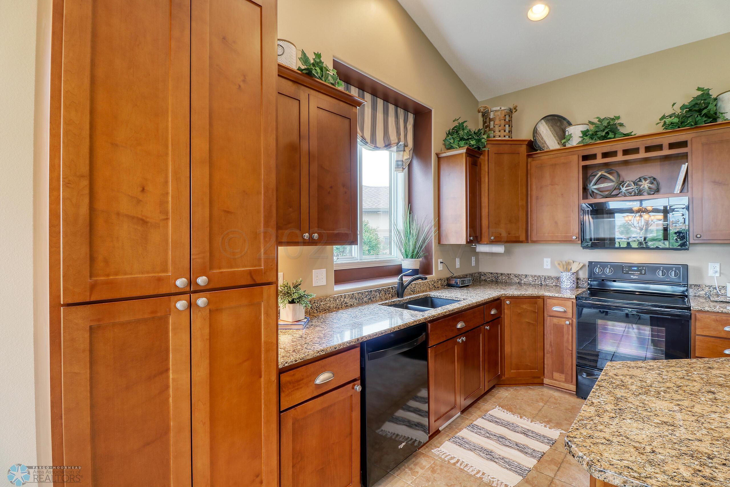 Solid Maple Cabinets with Pull Outs