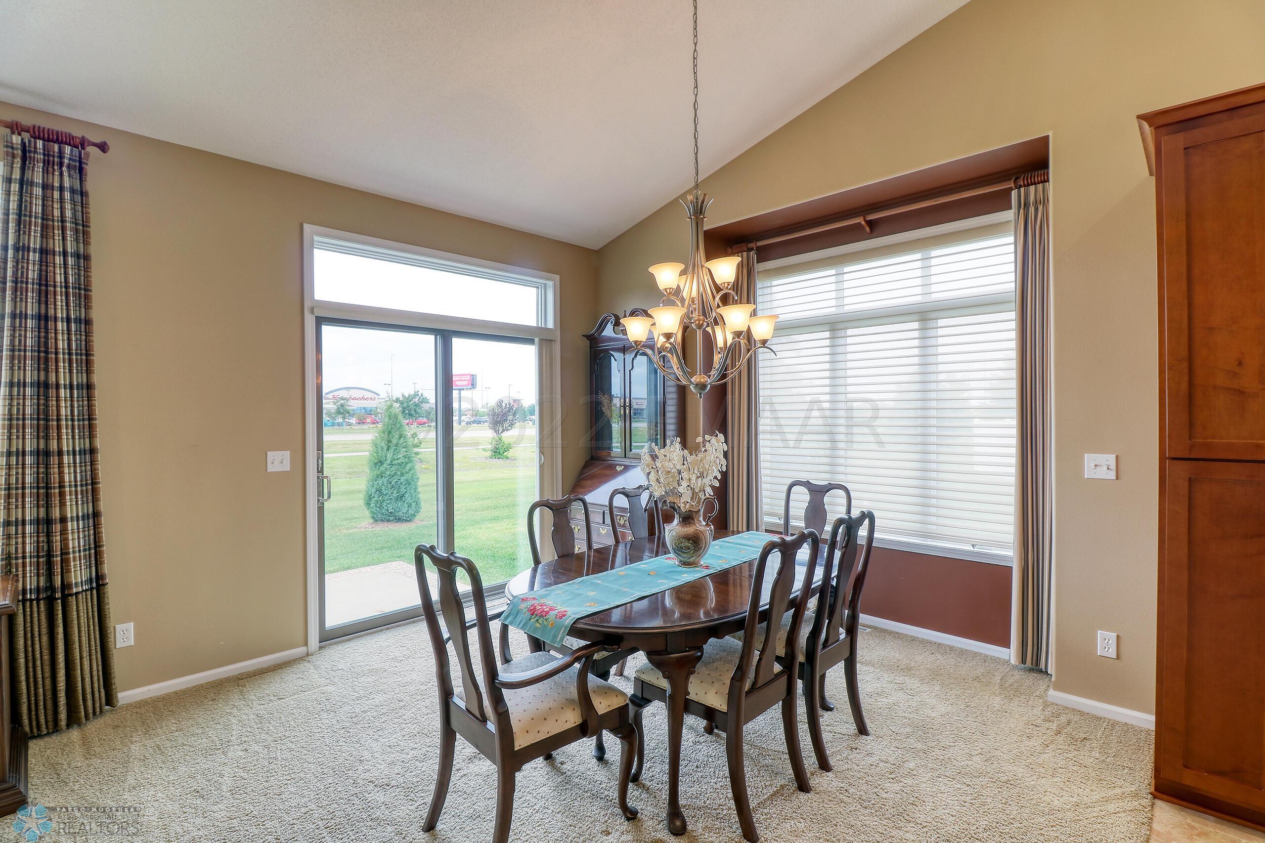 Dining Room with Access to Back Patio