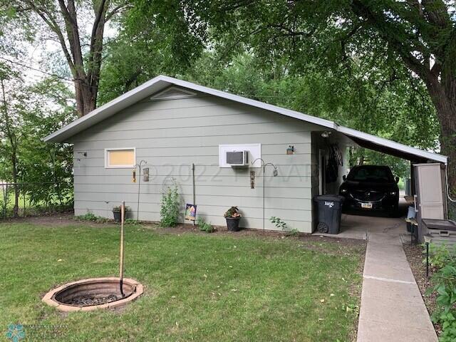 Backyard and Garage