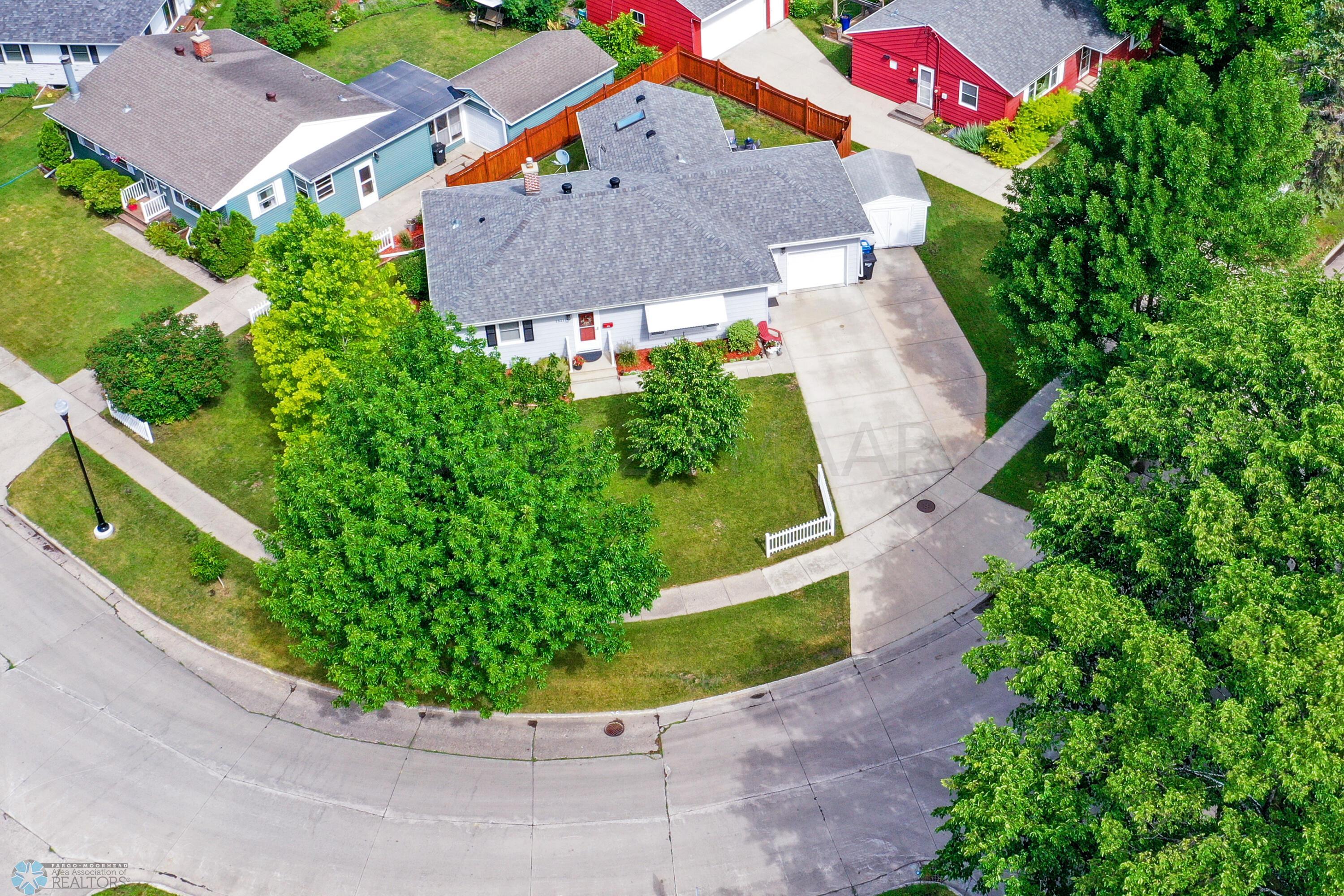 Arial front of home