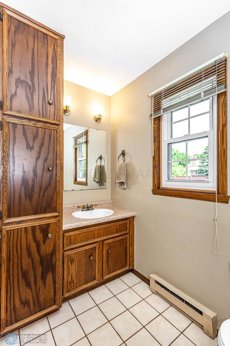 Main floor half bath