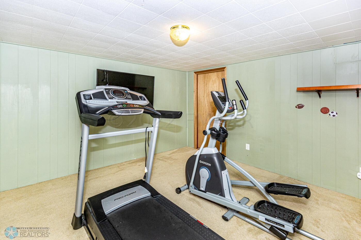 Basement bedroom