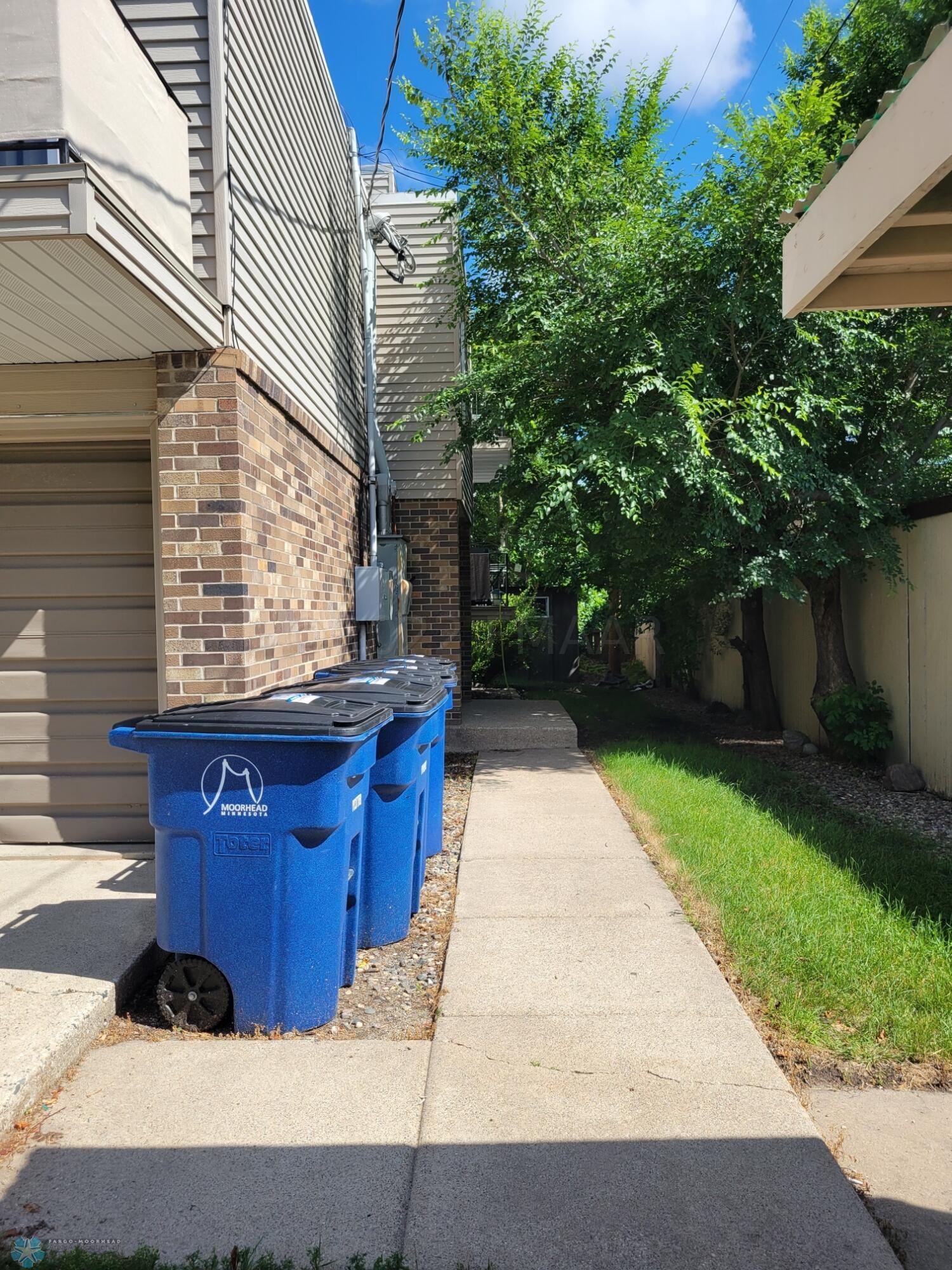 East side walkway