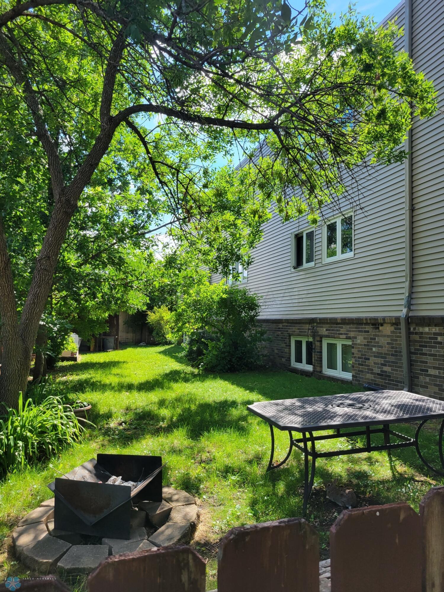 North side yard