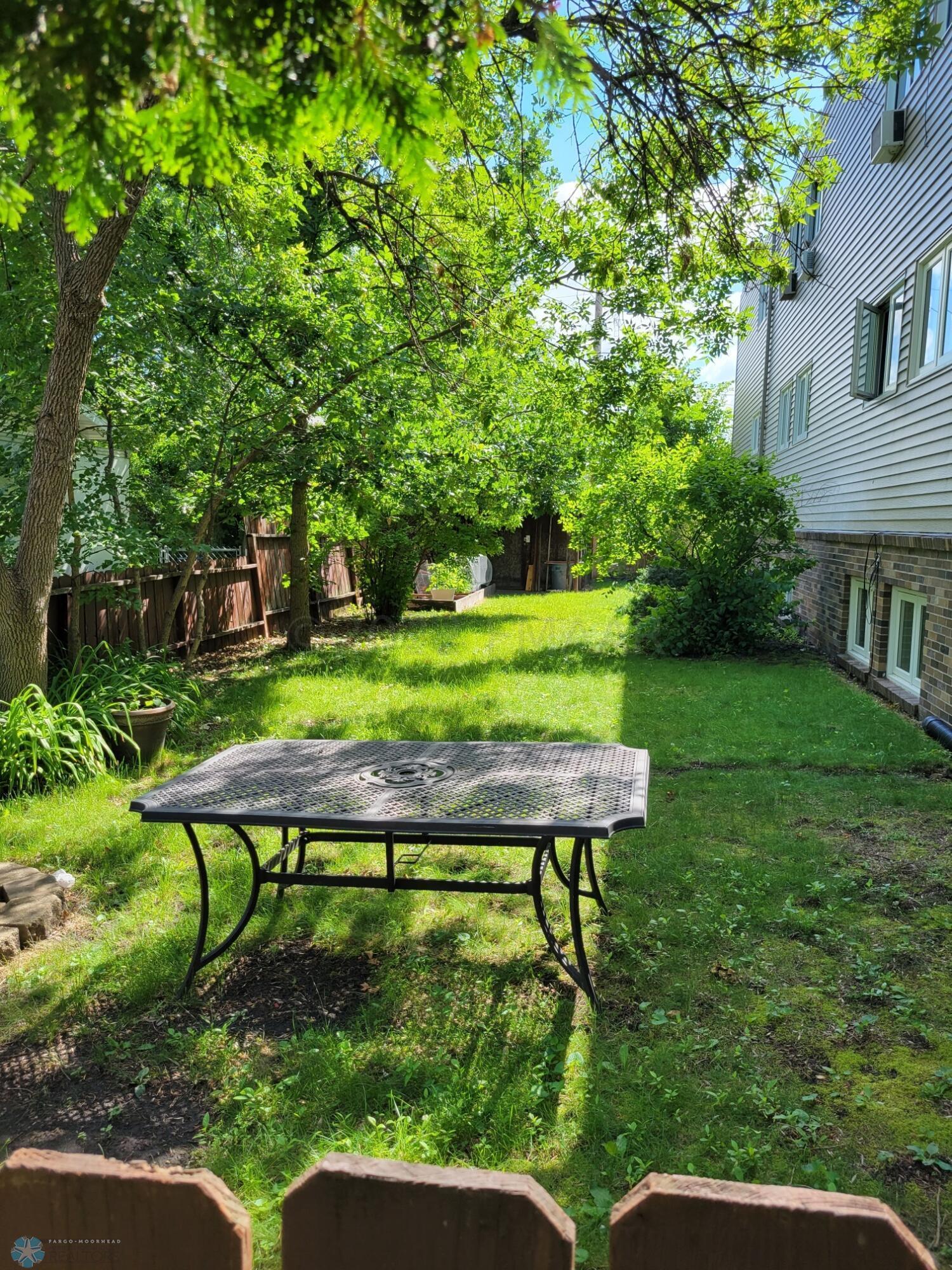 North side yard