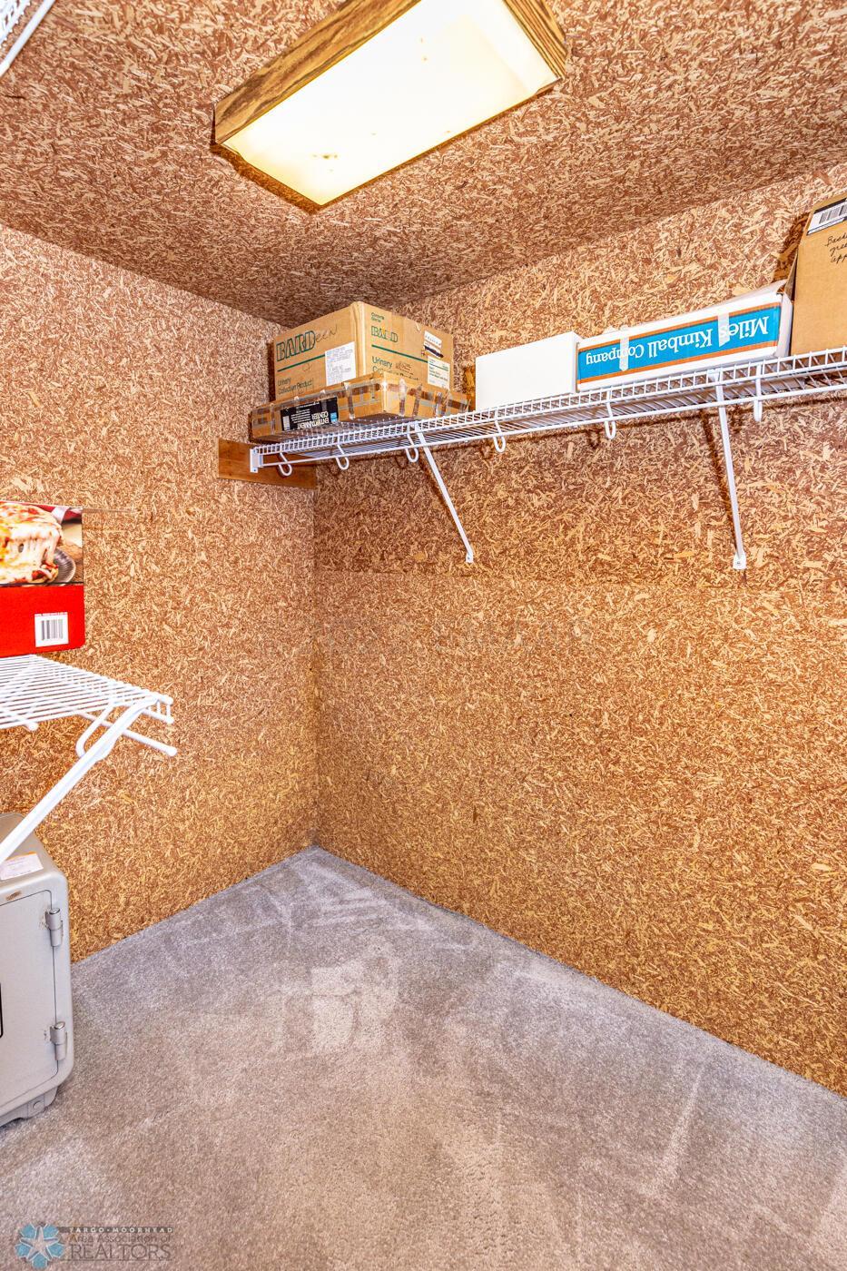 Cedar Basement Storage Closet