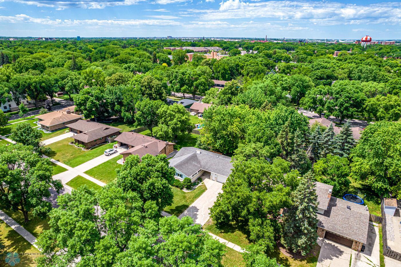 Aerial View of Neighborhood