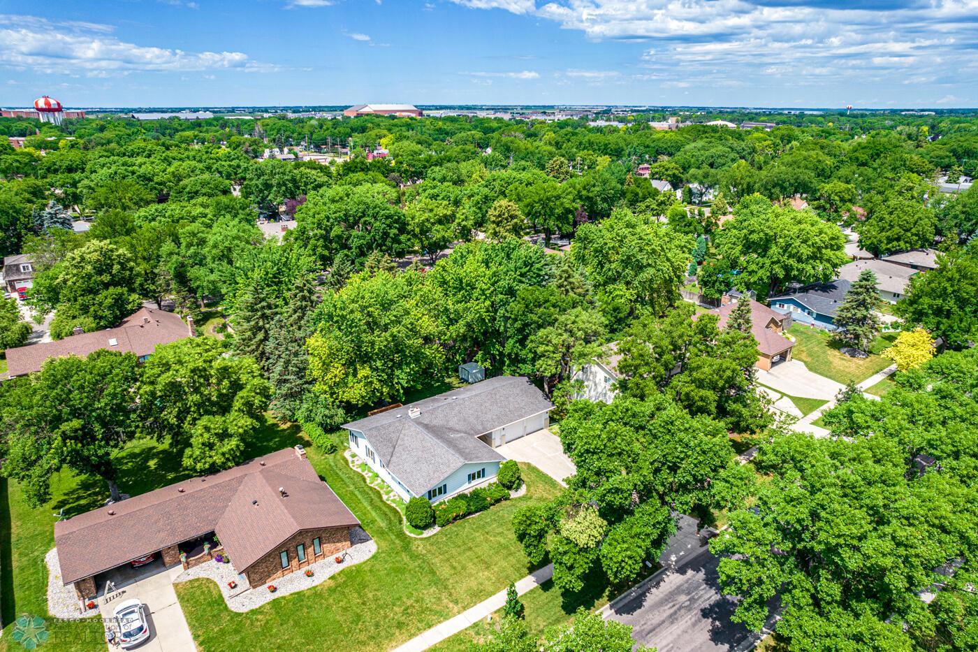 Aerial View of Neighborhood
