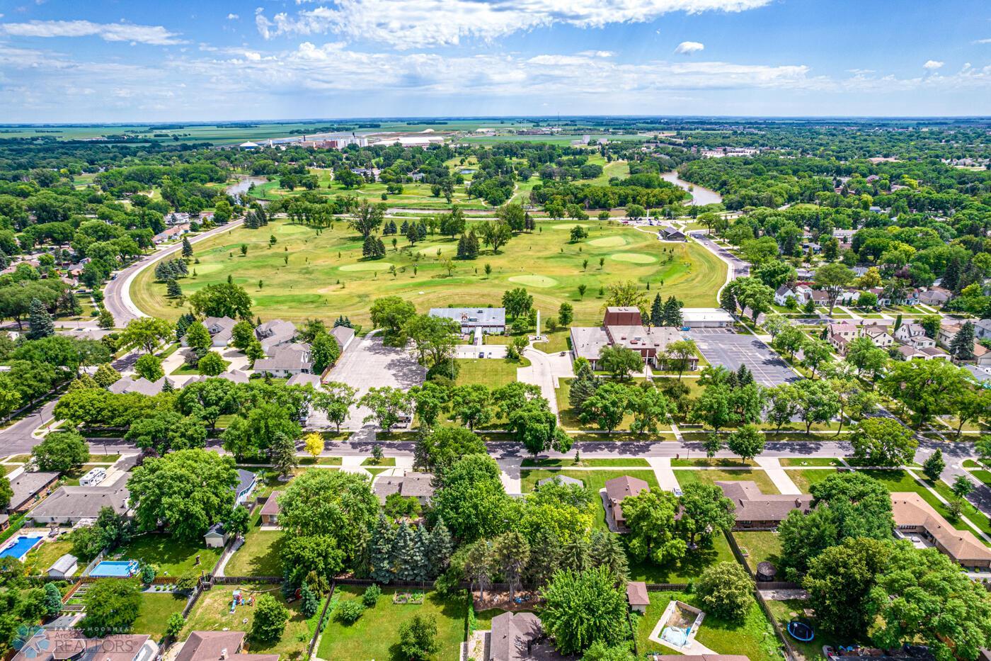 Aerial View of Neighborhood