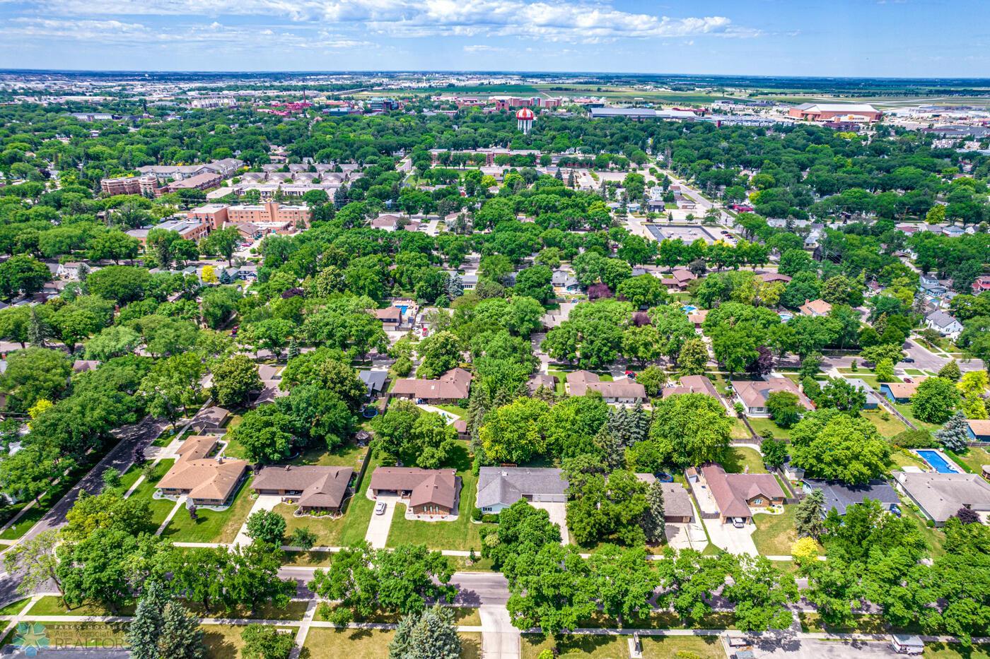Aerial View of Neighborhood