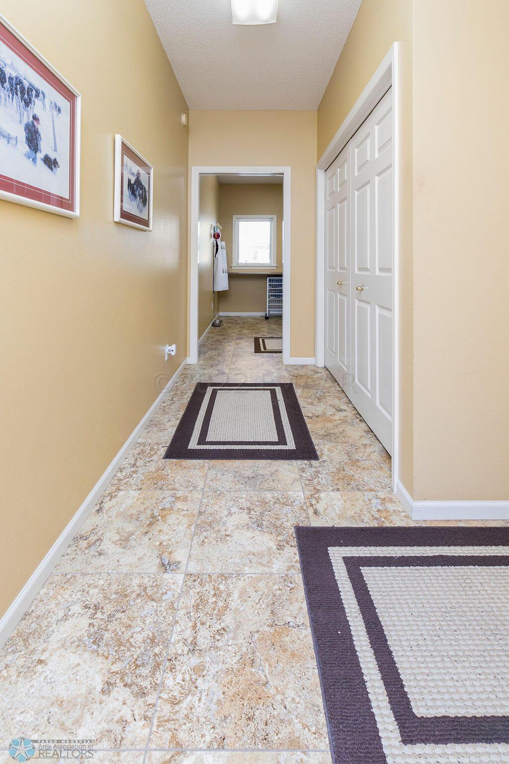 Hall to laundry and garage