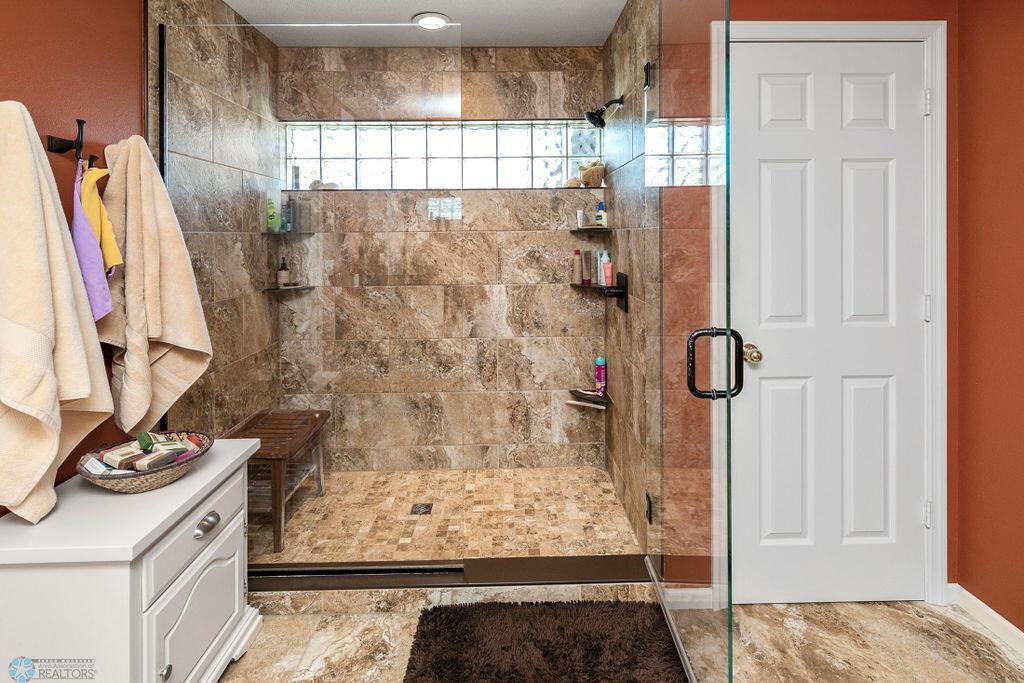 Primary bathroom with heated floors