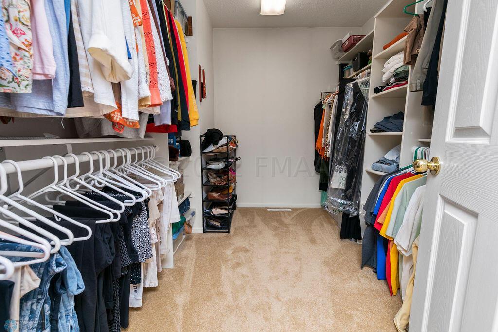Primary closet